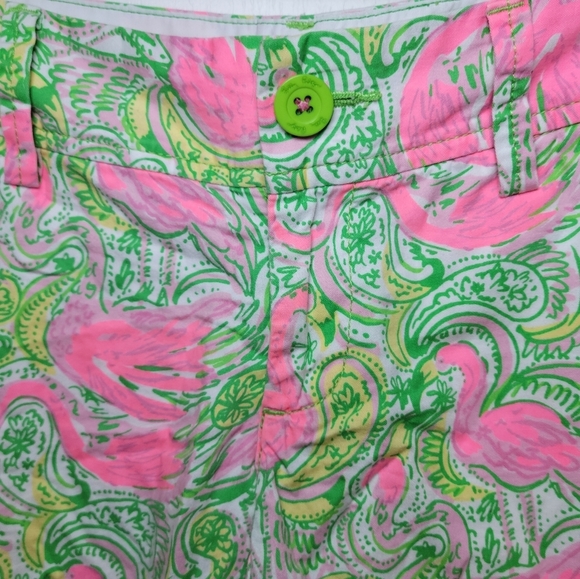 Lilly Pulitzer Flamingo Callahan Shorts | Lilly Pulitzer | Size 0 - Picture 4 of 9